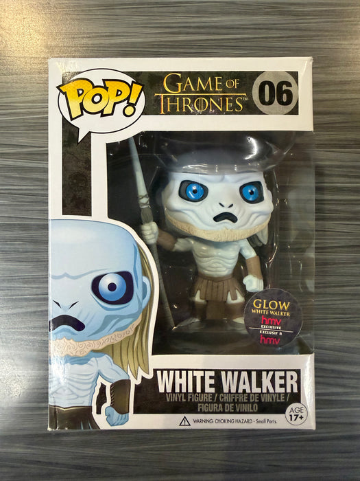 Funko POP! Television: Game Of Thrones - White Walker (Glow HMV)(Damaged Box) #06