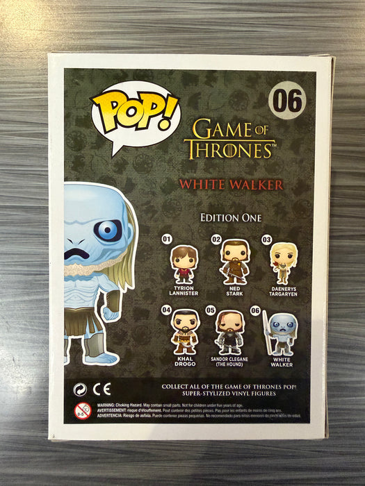 Funko POP! Television: Game Of Thrones - White Walker (Glow HMV)(Damaged Box) #06