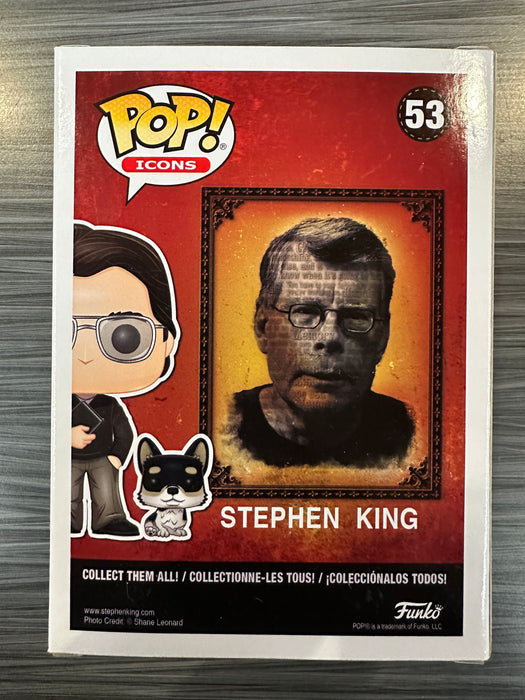 Funko POP! Icons: Stephen King with Molly AKA The Thing Of Evil (FYE)(Damaged Box) #53