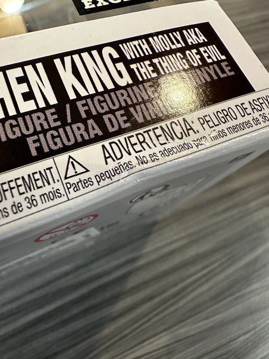 Funko POP! Icons: Stephen King with Molly AKA The Thing Of Evil (FYE)(Damaged Box) #53