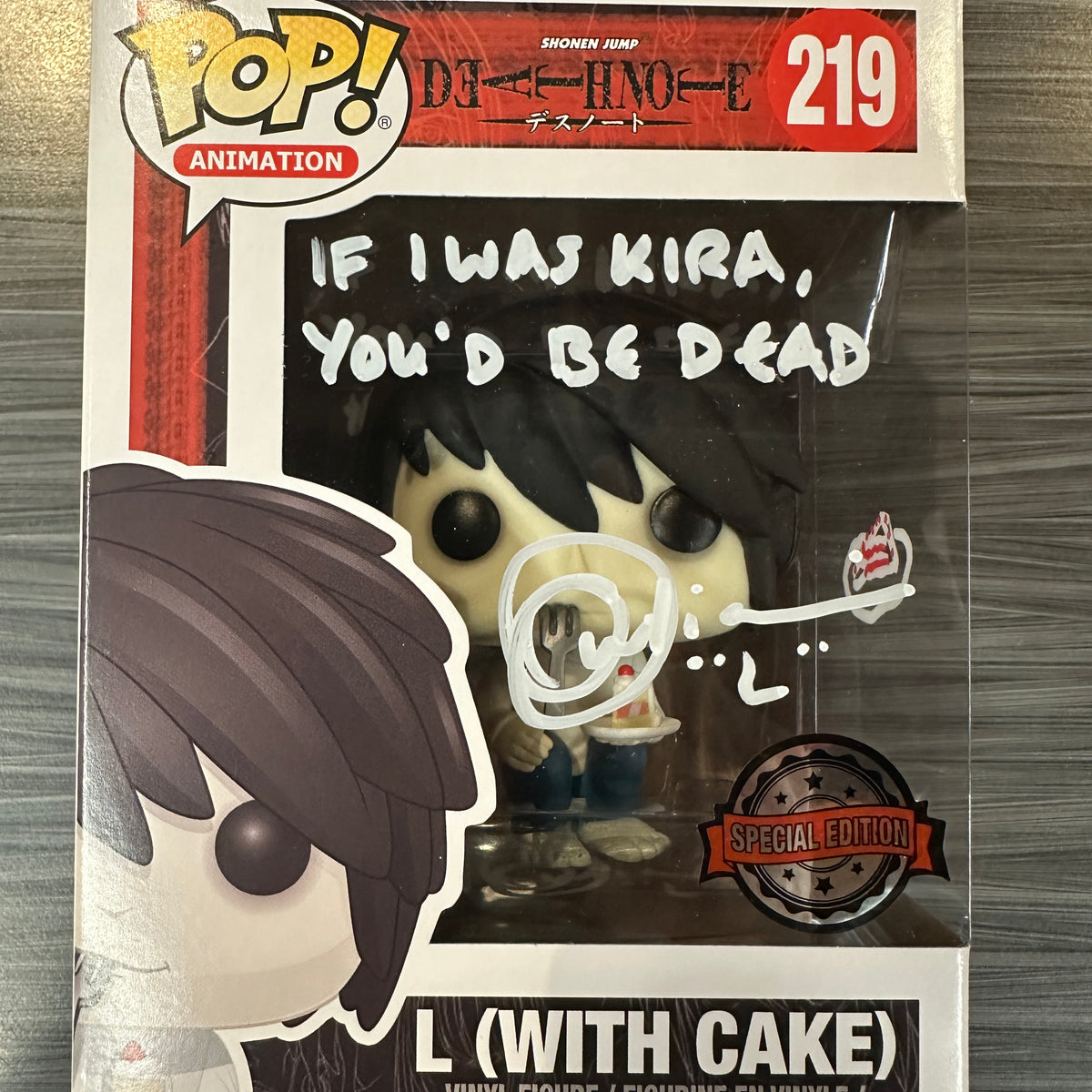 コミック・アニメ Funko Pop Death Note L with Cake Funko POP Death Note - L with Cake Vinyl Figure #219 Hot