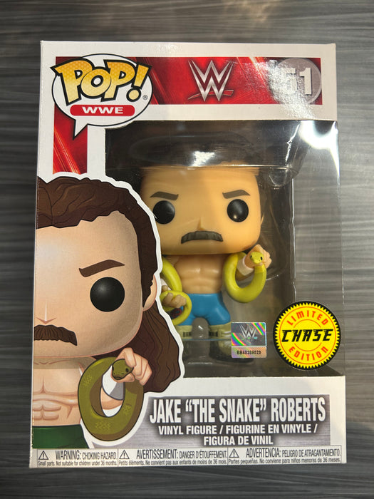 Funko POP! WWE: Jake "The Snake" Roberts (CHASE)(Damaged Box) #51