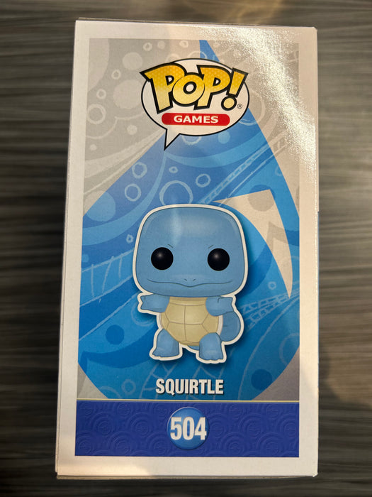 Funko POP! Games: Pokemon - Squirtle (Diamond)(2021 Summer Virtual Funkon)(Damaged Box) #504