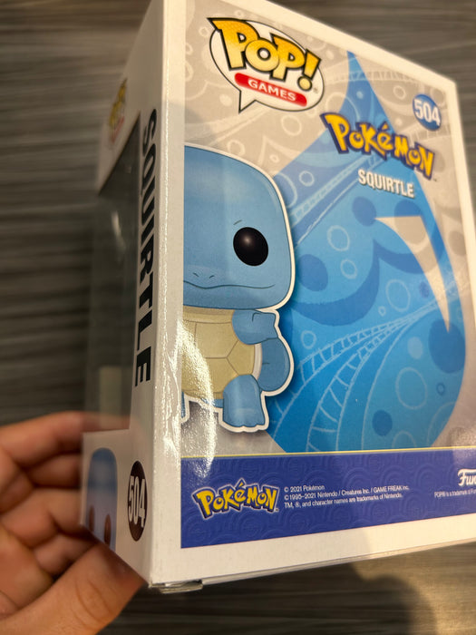 Funko POP! Games: Pokemon - Squirtle (Diamond)(2021 Summer Virtual Funkon)(Damaged Box) #504