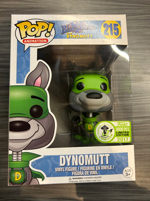 Funko POP! Animation: Blue Falcon & Dynomutt - Dynomutt (2017 ECCC 3000 Pcs)(Damaged Box) #215