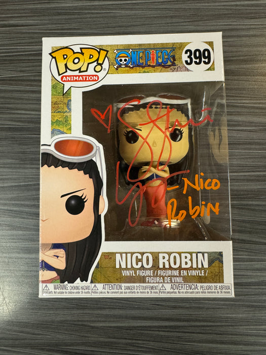 Funko POP! Animation: One Piece - Nico Robin (Signed/Stephanie Young/JSA)[B] #399