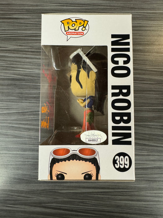 Funko POP! Animation: One Piece - Nico Robin (Signed/Stephanie Young/JSA)[B] #399