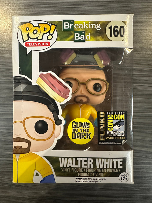 Funko POP! Television: Breaking Bad - Walter White (GiTD)(2014 SDCC)(2500 PCS)(Damaged Box) #160