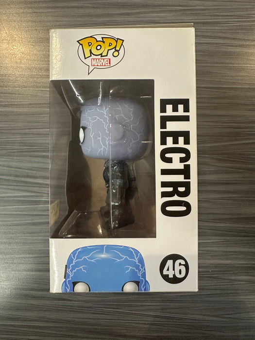 Funko POP! Marvel: The Amazing Spiderman 2 - Electro (GiTD)(Hot Topic)(Damaged Box)[A] #46