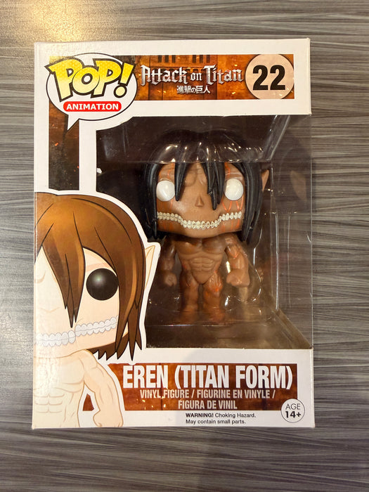 Funko POP! Animation: Attack On Titan - Eren [Titan Form][1 Language] (Hot Topic Missing Sticker) #22