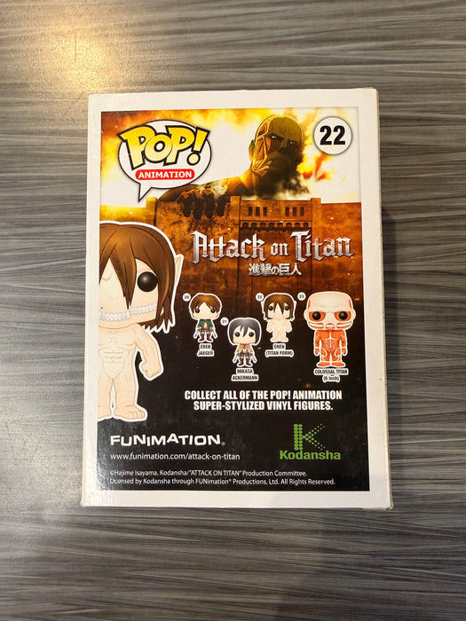 Funko POP! Animation: Attack On Titan - Eren [Titan Form][1 Language] (Hot Topic Missing Sticker) #22