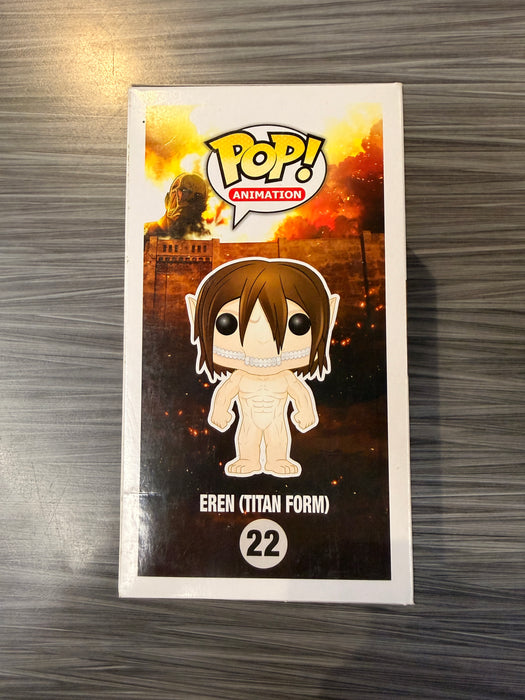 Funko POP! Animation: Attack On Titan - Eren [Titan Form][1 Language] (Hot Topic Missing Sticker) #22
