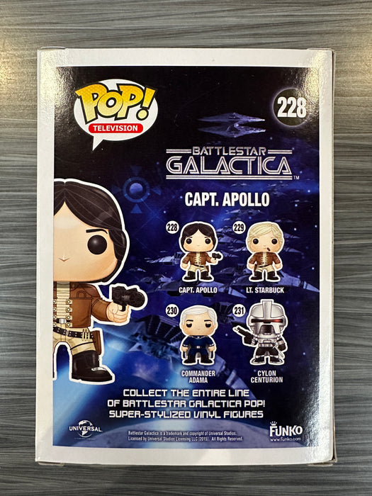 Funko POP! Television: Battlestar Galactica - Capt. Apollo (Toy Tokyo)(Damaged Box) #228