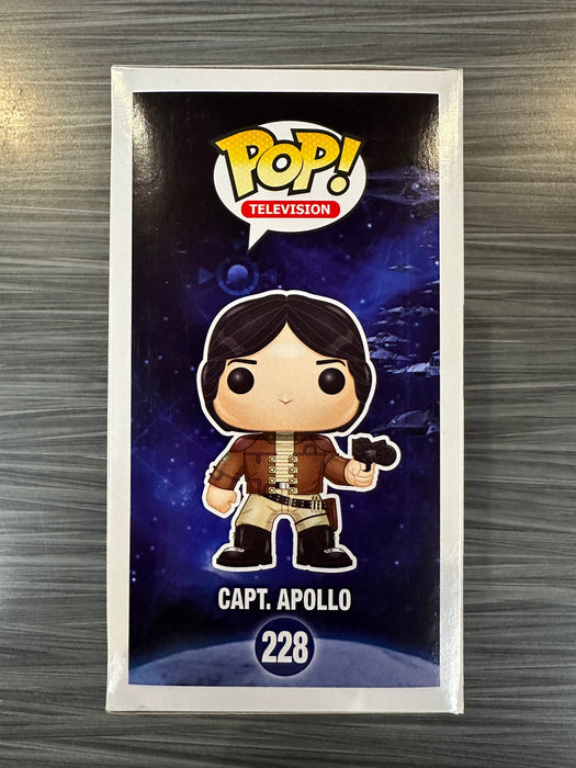 Funko POP! Television: Battlestar Galactica - Capt. Apollo (Toy Tokyo)(Damaged Box) #228
