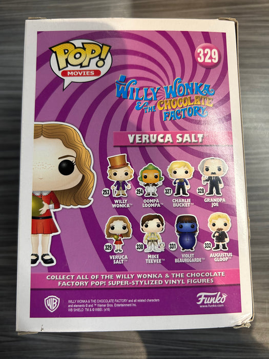 Funko POP! Movies: Willy Wonka & The Chocolate Factory - Veruca Salt (Damaged Box*) #329