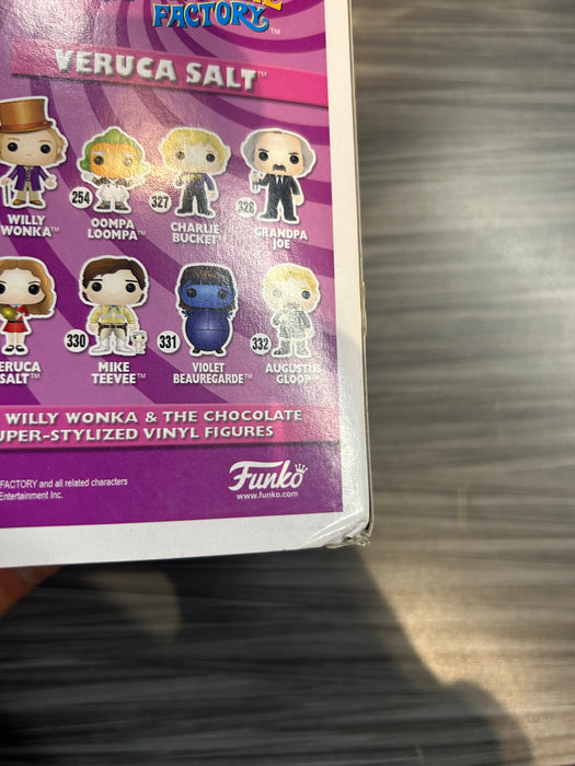 Funko POP! Movies: Willy Wonka & The Chocolate Factory - Veruca Salt (Damaged Box*) #329