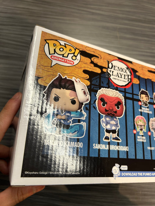 Funko POP! Animation: Demon Slayer - Tanjiro Kamado & Sakonji Urokodaki (2023 SDCC)(Damaged Box) [2-Pack]