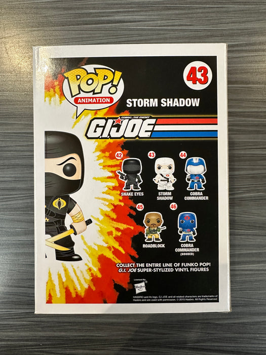 Funko POP! Animation: G.I. Joe - Storm Shadow (GTS Exclusive)(Damaged Box) #43