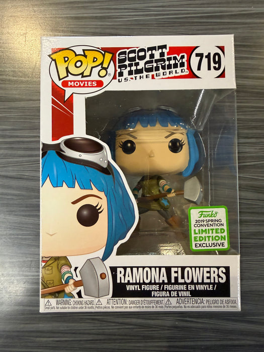 Funko POP! Movies: Scott Pilgrim vs The World - Ramona Flowers (2019 Spring Convention)(Damaged Box) #719