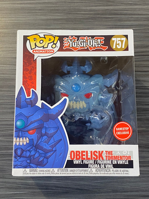 Funko POP! Animation: Yu-Gi-Oh! - Obelisk The Tormentor (GameStop Round Sticker)(Damaged Box) [C] #757