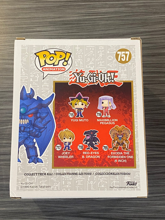 Funko POP! Animation: Yu-Gi-Oh! - Obelisk The Tormentor (GameStop Round Sticker)(Damaged Box) [C] #757
