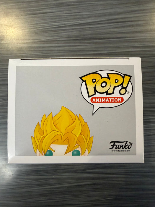 Funko POP! Animation: Dragon Ball Z - Super Saiyan Goku (Signed/Sean Schemmel/JSA)(7BAP 140Pcs)(Damaged Box) #14