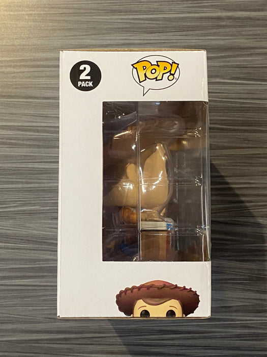 Funko POP! Disney: Toy Story - Woody & Buzz Lightyear (2024 Chicago Comic Expo [C2E2]) [2-Pack](Damaged Box)