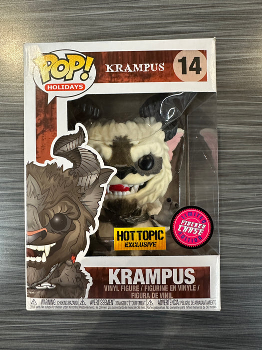 Funko POP! Holiday: Krampus (Hot Topic)(Flocked)(CHASE)(Damaged Box) #14