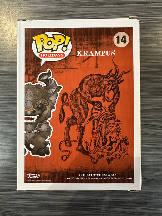 Funko POP! Holiday: Krampus (Hot Topic)(Flocked)(CHASE)(Damaged Box) #14