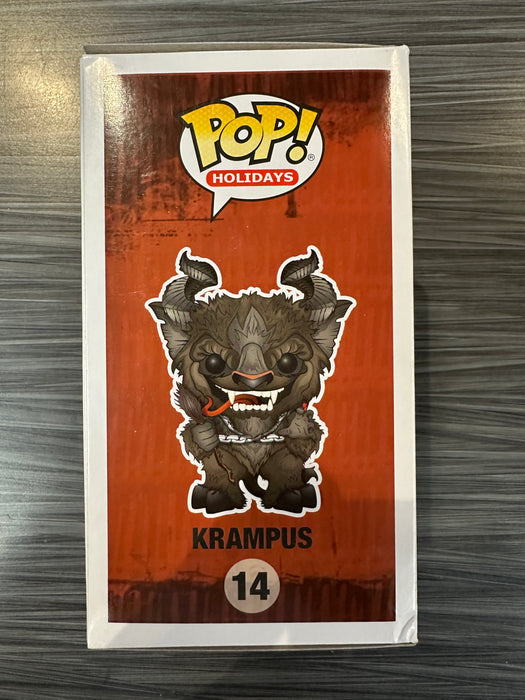 Funko POP! Holiday: Krampus (Hot Topic)(Flocked)(CHASE)(Damaged Box) #14