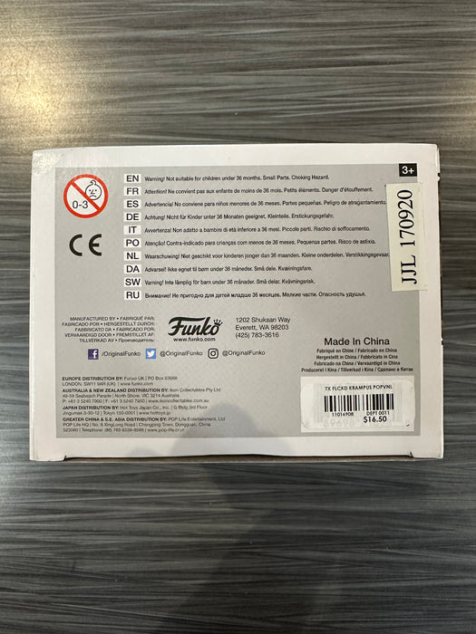 Funko POP! Holiday: Krampus (Hot Topic)(Flocked)(CHASE)(Damaged Box) #14