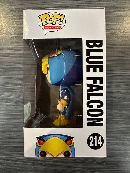 Funko POP! Animation: Blue Falcon & Dynomutt - Blue Falcon (2017 ECCC)(Damaged Box) #214
