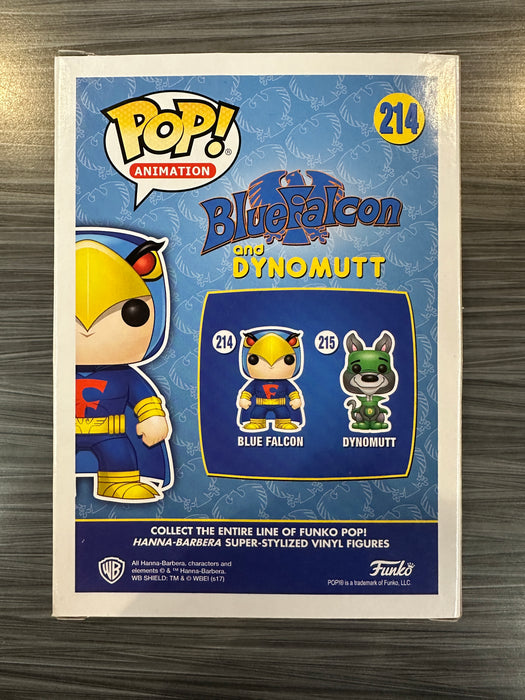 Funko POP! Animation: Blue Falcon & Dynomutt - Blue Falcon (2017 ECCC)(Damaged Box) #214