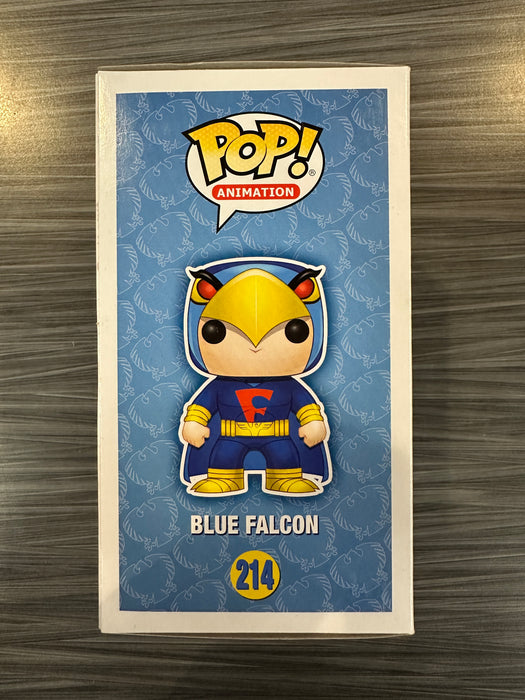 Funko POP! Animation: Blue Falcon & Dynomutt - Blue Falcon (2017 ECCC)(Damaged Box) #214