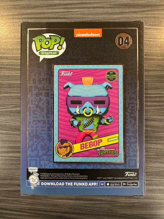 Funko POP! Digital: Teenage Mutant Ninja Turtles - Bebop (NFT Release)(1467 PCS)(Damaged Box) #04