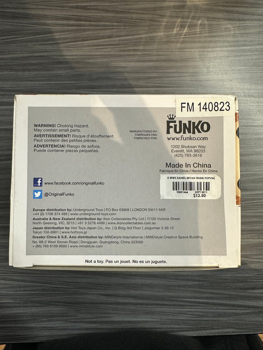 Funko POP! WWE: Daniel Bryan (Hot Topic)(Damaged Box)[B] #07