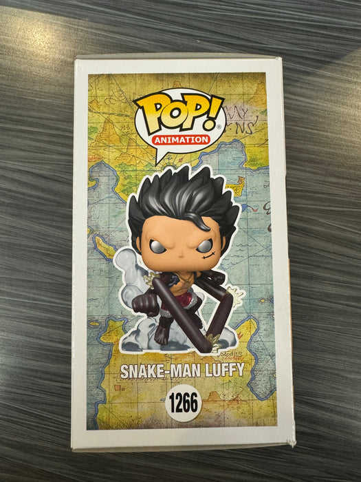 Funko POP! Animation: One Piece - Snake-Man Luffy (Funko)(Signed/Colleen Clinkenbeard/JSA)(Damaged Box) #1266