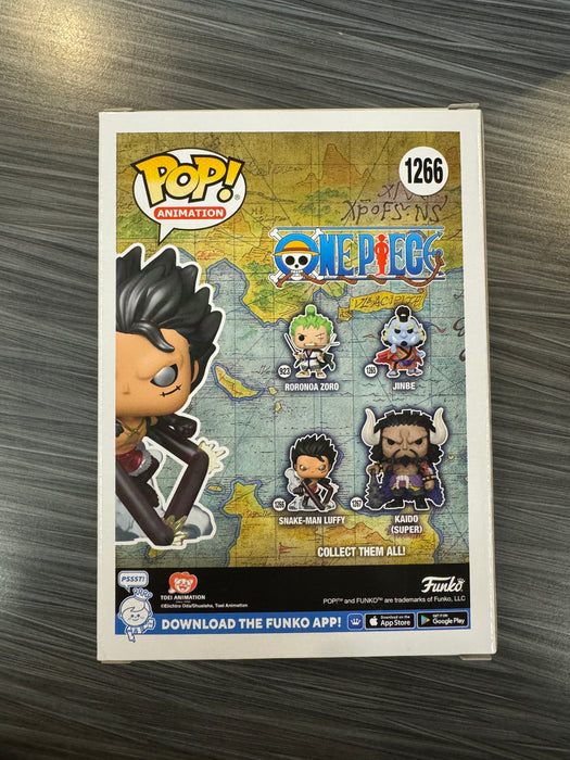 Funko POP! Animation: One Piece - Snake-Man Luffy (Funko)(Signed/Colleen Clinkenbeard/JSA)(Damaged Box) #1266