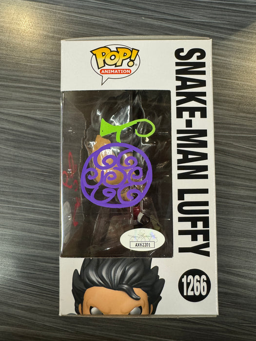 Funko POP! Animation: One Piece - Snake-Man Luffy (Funko)(Signed/Colleen Clinkenbeard/JSA)(Damaged Box) #1266