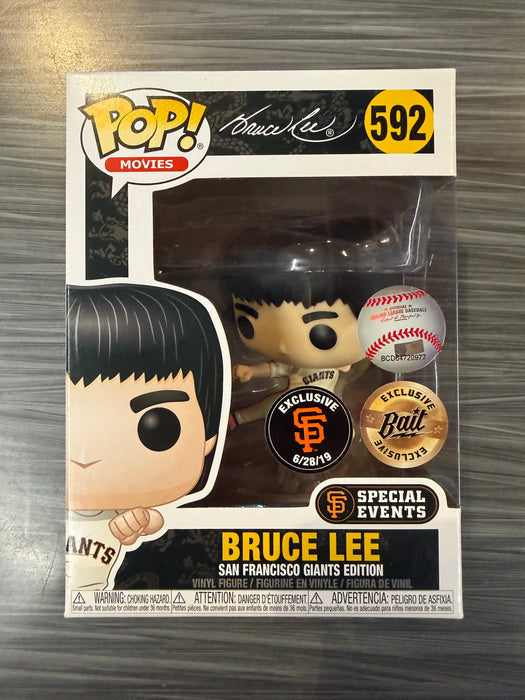 Funko POP! Movies: Bruce Lee (SF Giants) (Bait)(Damaged Box) #592