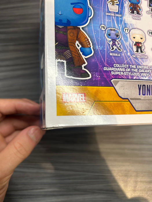 Funko POP! Marvel: Guardians of The Galaxy - Yondu (Signed/Michael Rooker/JSA)(Damaged Box) #74