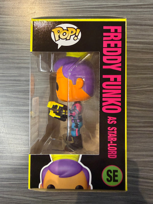 Funko POP! Funko: Freddy Funko As Star-Lord [Blacklight] (2025 Fundays Show/250 PCS)(Damaged Box) #SE
