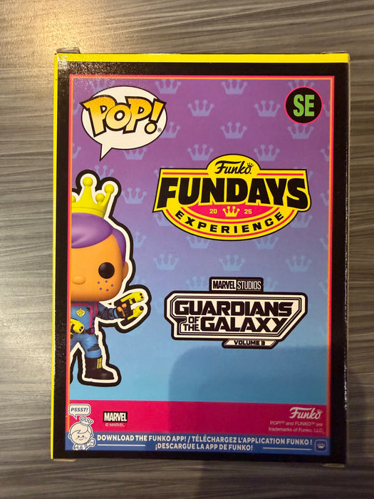 Funko POP! Funko: Freddy Funko As Star-Lord [Blacklight] (2025 Fundays Show/250 PCS)(Damaged Box) #SE