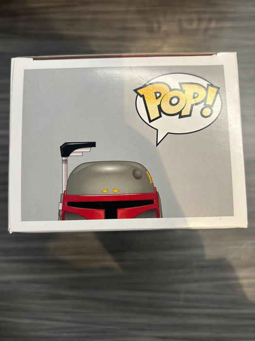 Funko POP! Star Wars: Boba Fett (Smugglers Bounty)(Signed/Temuera Morrison/JSA)(Damaged Box) #102