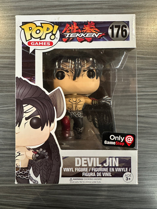 Funko POP! Games: Tekken - Devil Jin (GameStop)(Damaged Box)[B] #176