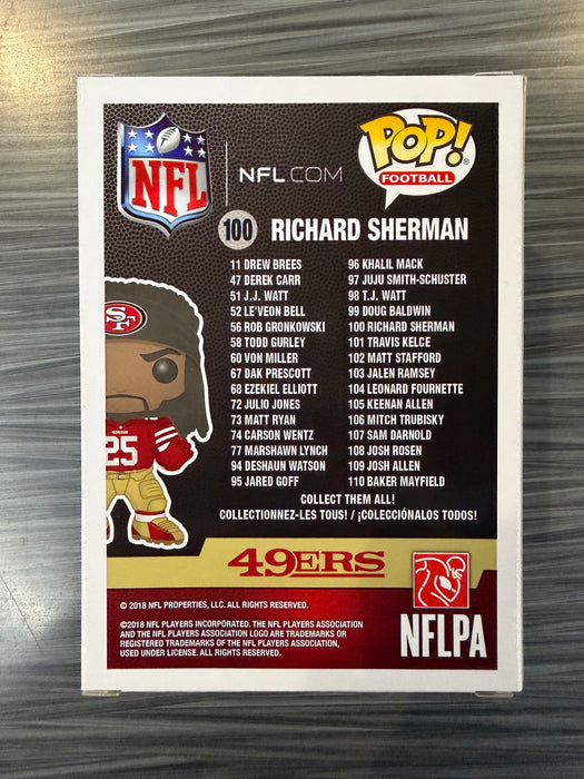 Funko POP! Football: 49ers - Richard Sherman (Damaged Box) #100