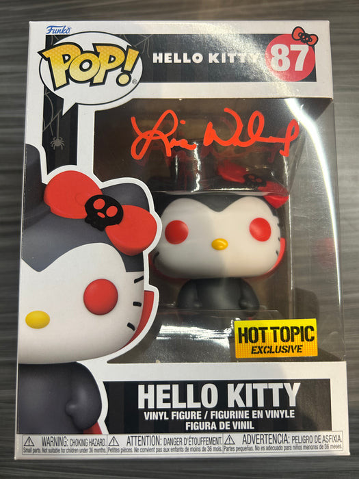 Funko POP! Hello Kitty - Hello Kitty (Hot Topic)(Signed/Lisa Wilcox/SWAU)(Damaged Box) #87