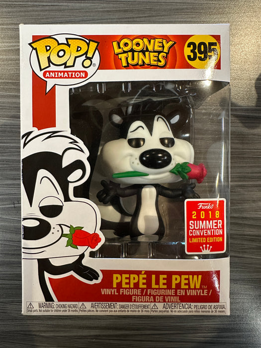 Funko POP! Animation: Looney Tunes - Pepe Le Pew (2018 Summer Convention)(Damaged Box) #395