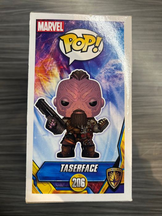 Funko POP! Marvel: Guardians of The Galaxy Vol.2 - Taserface (Signed/Chris Sullivan/JSA)(Damaged Box*) #206
