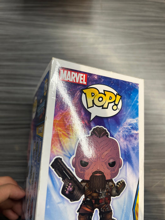 Funko POP! Marvel: Guardians of The Galaxy Vol.2 - Taserface (Signed/Chris Sullivan/JSA)(Damaged Box*) #206
